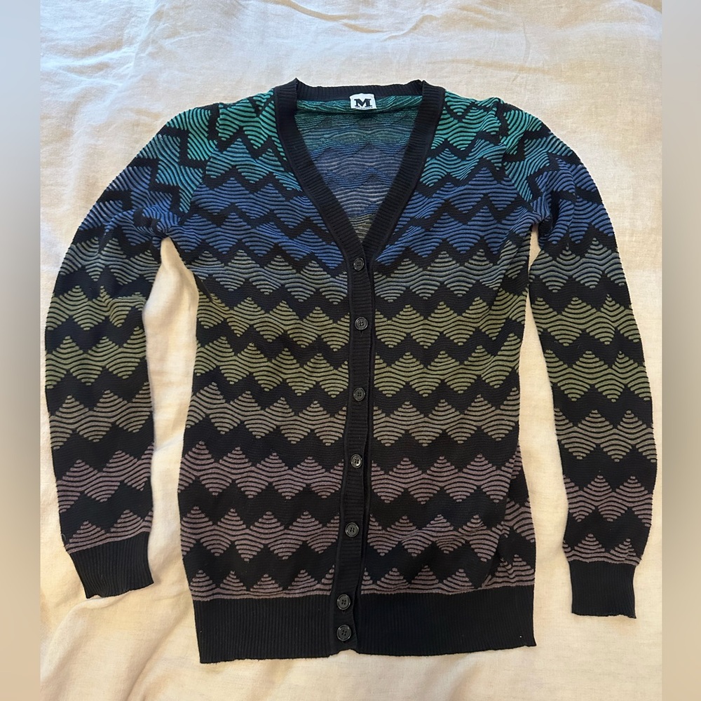 Missoni Zig Zag Knit Cardigan - Size 40